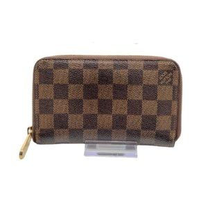 Louis Vuitton Zippy Compact  Damier Ebene Wallet